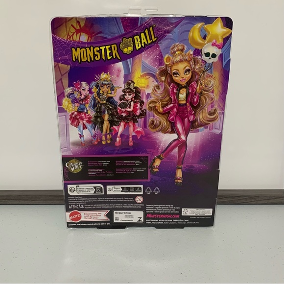 Monster High®: Clawdeen Wolf™ Fashion Doll in Monster Ball-New - Picture 2 of 9